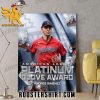 Andres Gimenez is the 2023 American League Platinum Glove winner Poster Canvas