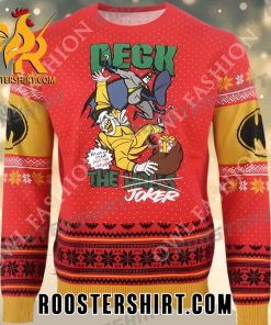Batman Beat Joker Deck The Joker Ugly Christmas Sweater