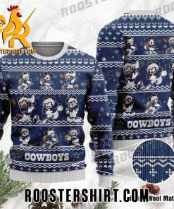 Best Selling Dallas Cowboys Mickey Player Disney Ugly Christmas Sweaters