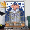 Bruce Bochy World Series Champions 2010 – 2012 – 2014 And 2023 Poster Canvas