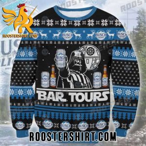 Busch Light Bar Tours Darth Vader Star Wars Ugly Christmas Sweater