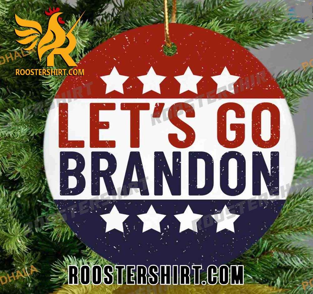 Buy Now Lets Go Brandon Tree Decor Ceramic Christmas Ornament