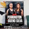 Coming Soon Raquel Pennington vs Mayra Bueno Silva At UFC 297 Poster Canvas