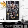 Congrats Alex Pereira Two Weight World Champions UFC 295 Poster Canvas