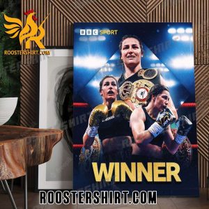Congrats Katie Taylor Wins 2023 World Champions Poster Canvas