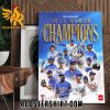 Congrats Texas Rangers Team And Coach 2023 World Champions Poster Canvas