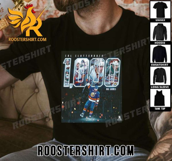 Congratulations Cal Clutterbuck 1000 Career NHL Games T-Shirt