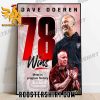 Congratulations Dave Doeren 78 Wins Most In Program History Poster Canvas