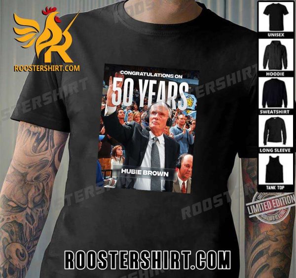 Congratulations Hubie Brown 50th NBA Season T-Shirt