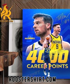 Congratulations TJ McConnell 4000 Career Points Signature Poster Canvas