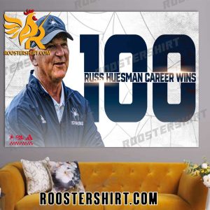 Congratulations to Coach Russ Huesman on 100 Career Victories Poster Canvas
