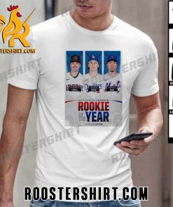 Corbin Carroll And James Outman And Kodai Senga National League Rookie Of Year Finalists MLB T-Shirt