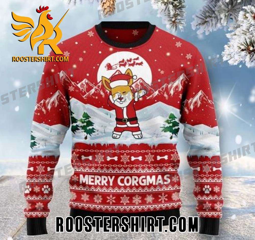 Corgmas Corgi Merry Ugly Xmas Christmas Sweaters 2023-2024