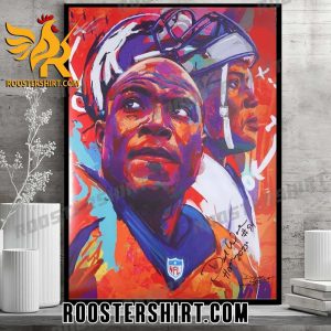 DeMarcus Ware Signature Art Style Poster Canvas