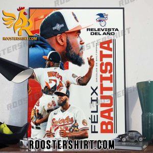 Felix Bautista gana el premio de Relevista del Año de la Liga Americana Poster Canvas