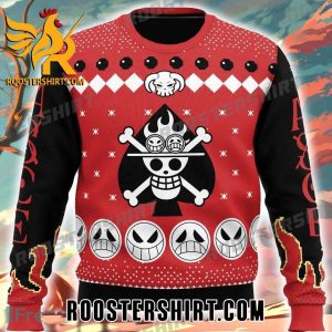 Fire Fist Ace Portgas D. Ace One Piece Ugly Christmas Sweater Gift For Anime Fans