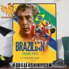 For Ayrton Senna McLaren Brazilian GP 2023 Poster Canvas