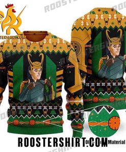 Funny Loki Like Cartoon Marvel Ugly Christmas Sweater