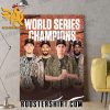 Funny Rangers wrangle the Snakes and win the World Series for the first time in franchise history Poster Canvas