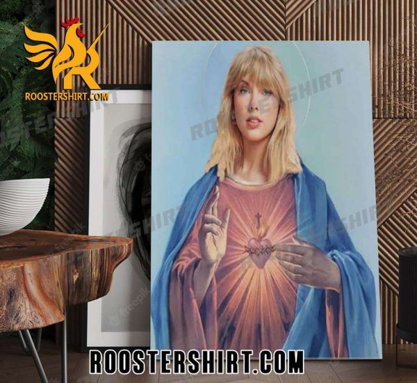 Funny Taylor Swift As Jesus Poster Canvas
