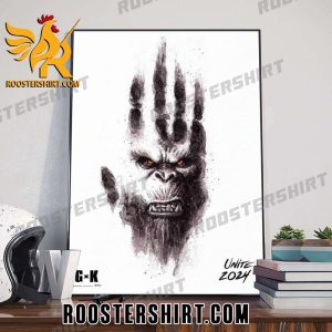 Godzilla x Kong The New Empire Poster Canvas Gift For King Kong Fans