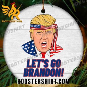 HOT TREND Let’s Go Brandon Trump Christmas Ornament
