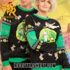 Happy Christmas For Couple With Rick And Morty Ugly Christmas Sweater