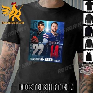 Jalen Hurts Philadelphia Eagles vs Buffalo Bills Josh Allen T-Shirt