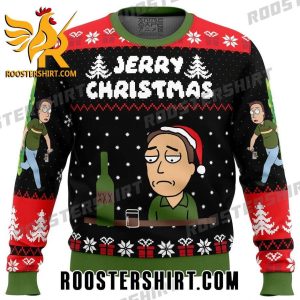 Jerry Smith Christmas Sad Rick And Morty Ugly Christmas Sweater