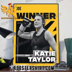 Katie Taylor Wins The Goat Is Back World Champions 2023 Poster Canvas