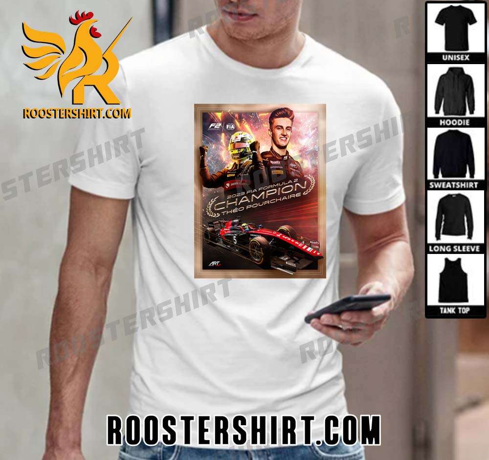 LIMITED EDITION THEO POURCHAIRE 2023 FORMULA 2 CHAMPION T-SHIRT
