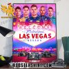 Lando Norris Lewis Hamilton Max Verstappen And Friends At Las Vegas GP 2023 Poster Canvas