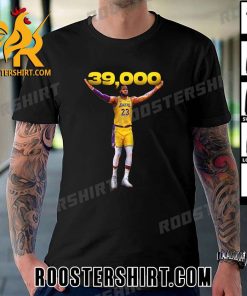 LeBron James has just reached 39,000 career points T-Shirt