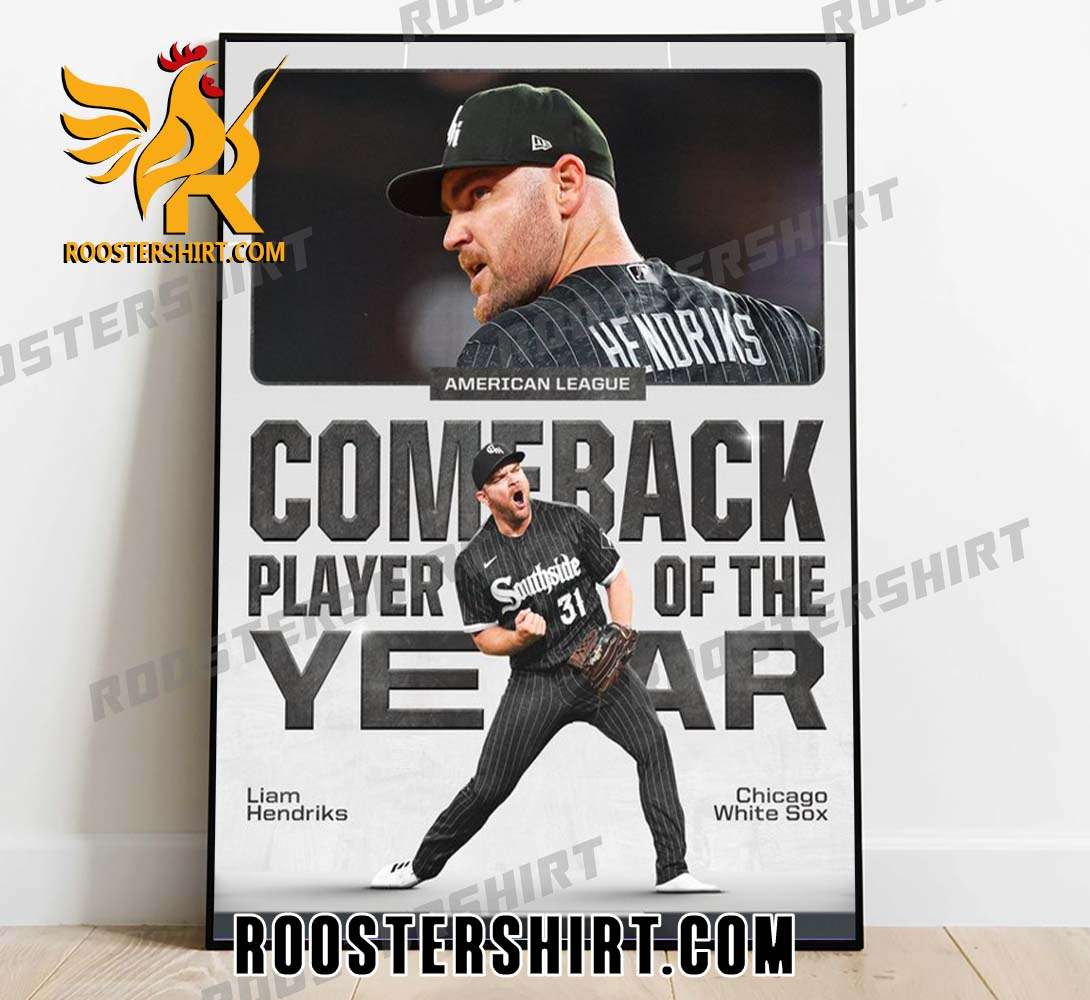Liam Hendriks American League Comeback Player of the Year MLB Poster Canvas
