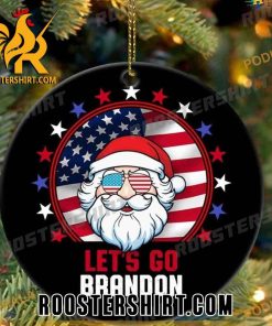 Limited Edition Let’s Go Brandon Santa Claus Ceramic Ornament