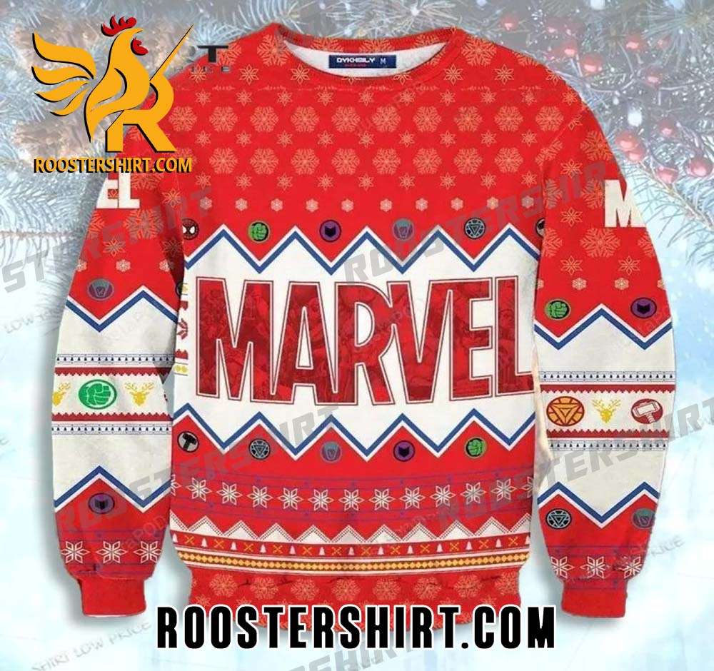 Marvel Icon Super Hero Marvel Ugly Christmas Sweater