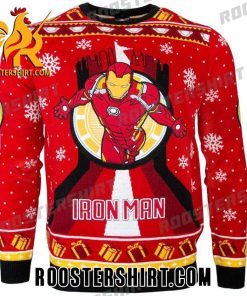 Marvel Iron Man Ugly Christmas Sweater Gift For Super Hero Fans