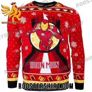 Marvel Iron Man Ugly Christmas Sweater Gift For Super Hero Fans
