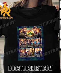 Match couples to compete WWE Crown Jewel 2023 T-Shirt