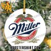 Miller Lite Since 1855 Logo Brand Ornament