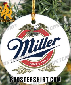 Miller Lite Since 1855 Logo Brand Ornament