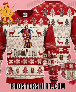 New Design 2023-2024 Captain Morgan ugly Christmas sweater