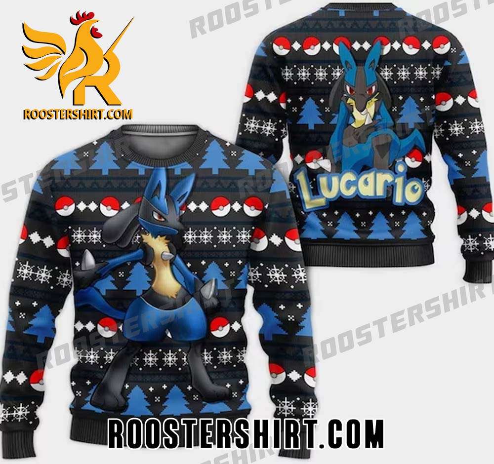 New Design 2023-2024 Lucario Ugly Christmas Sweater