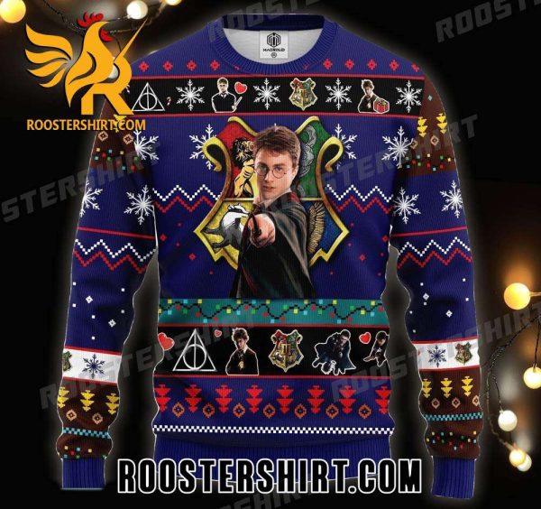 New Design 2024 Harry Potter Mix Christmas Pattern Ugly Sweater