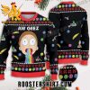 New Design Aw Geez Moment Rick And Morty Ugly Christmas Sweater
