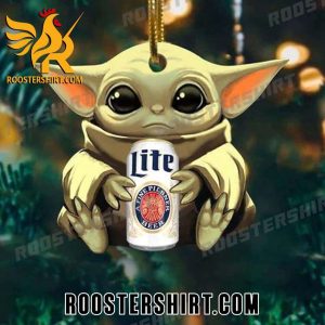 New Design Baby Yoda Hug Miller Lite Ornament