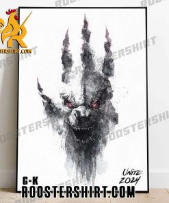 New Design Godzilla x Kong The New Empire Poster Canvas Gift For Godzilla Fans