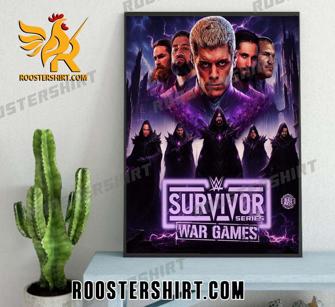 New Design WWE Survivor Series War Games Poster Canvas