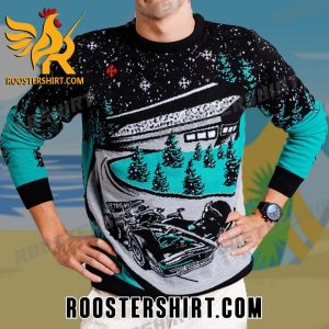Official Mercedes-AMG PETRONAS F1 Team Ugly Christmas Sweater Gift For Fans