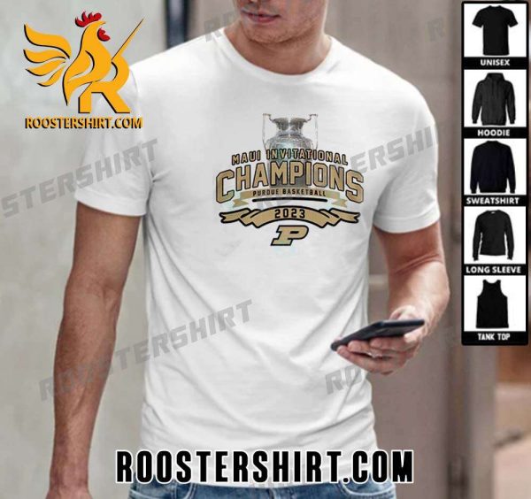 Official Purdue Boilermakers Champions 2023 Allstate Maui Invitational T-Shirt